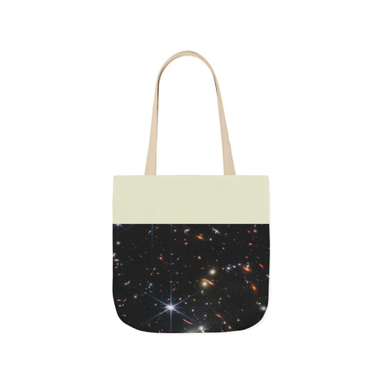 Deep Space Early Universe Canvas Tote Bag, 3-Color Straps
