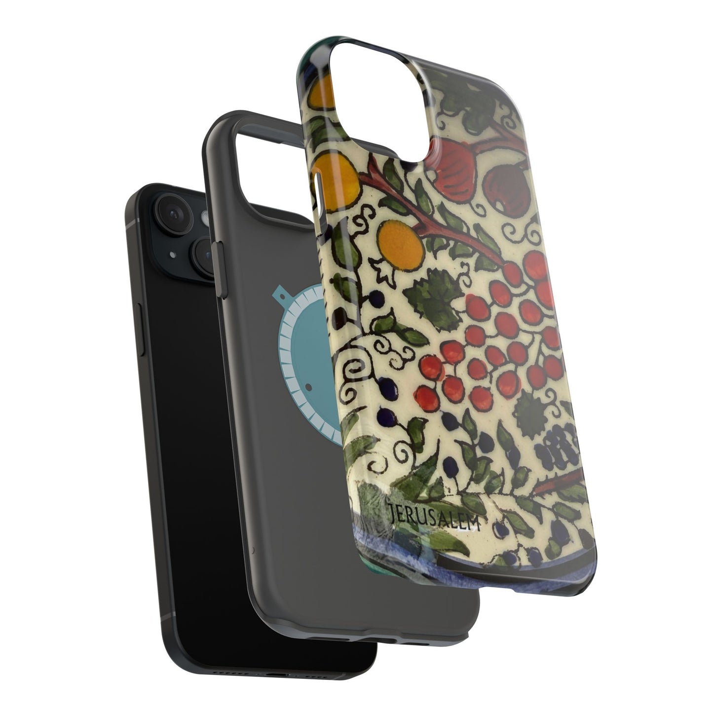 Jerusalem City Fruits Design Iphone Magnetic Tough Case