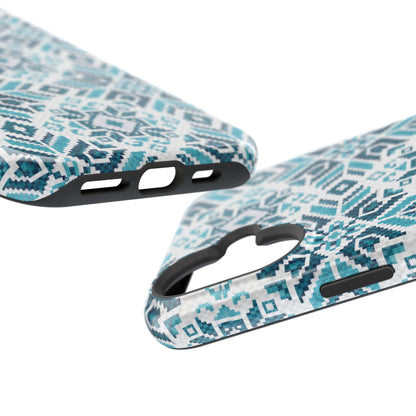 Teal Tatriz  Design - Iphone Magnetic Tough Case