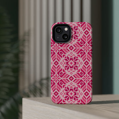Pink Tatriz  Design - Iphone Magnetic Tough Case