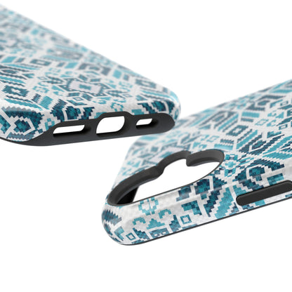 Teal Tatriz  Design - Iphone Magnetic Tough Case