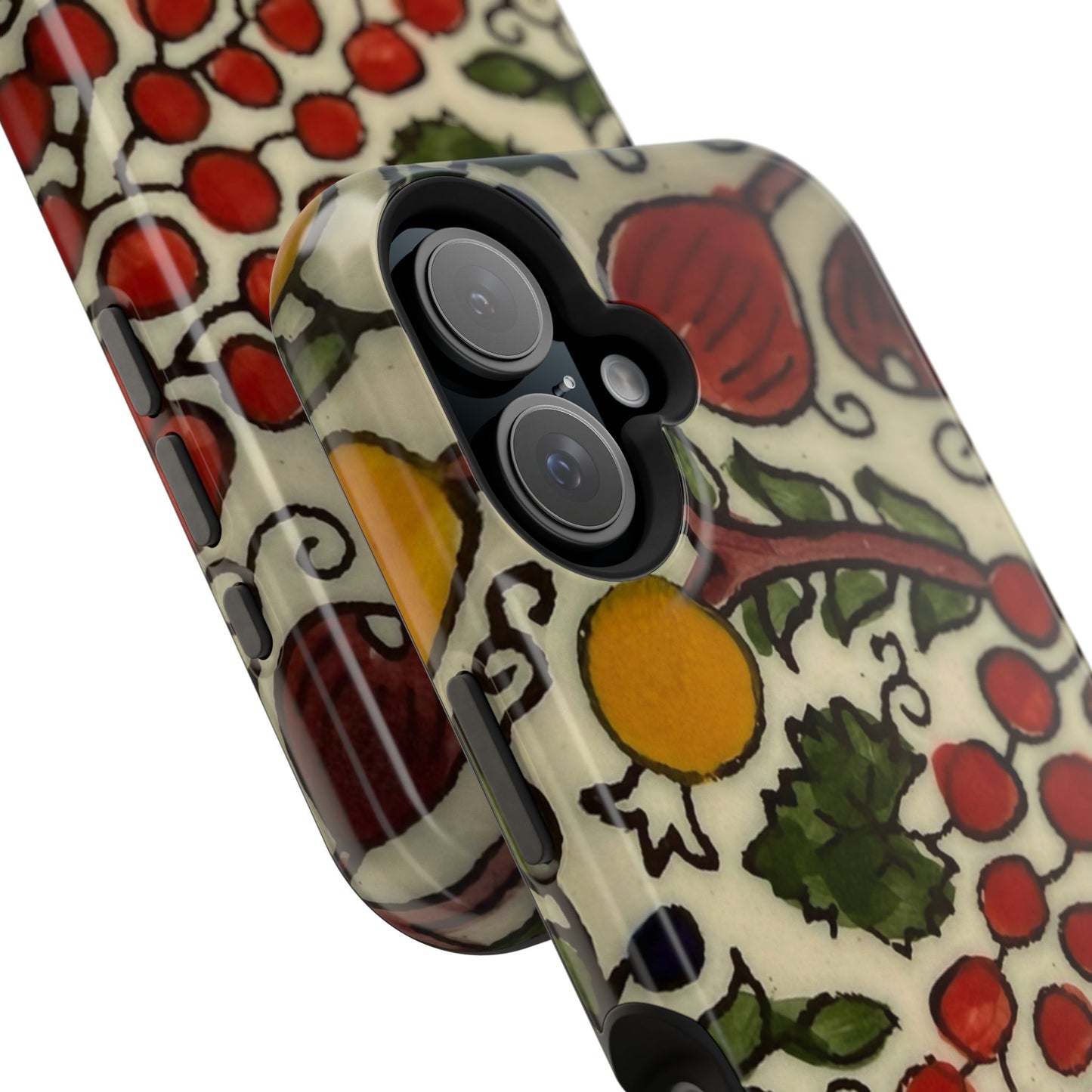 Jerusalem City Fruits Design Iphone Magnetic Tough Case