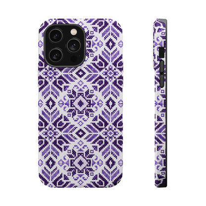 Purple Tatriz  Design - Iphone Magnetic Tough Case