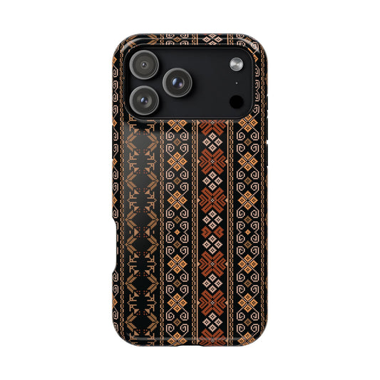 Floral Tatriz geometric Design - Iphone Magnetic Tough Case