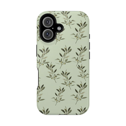 Olive 🫒 branches  - Iphone Magnetic Tough Case