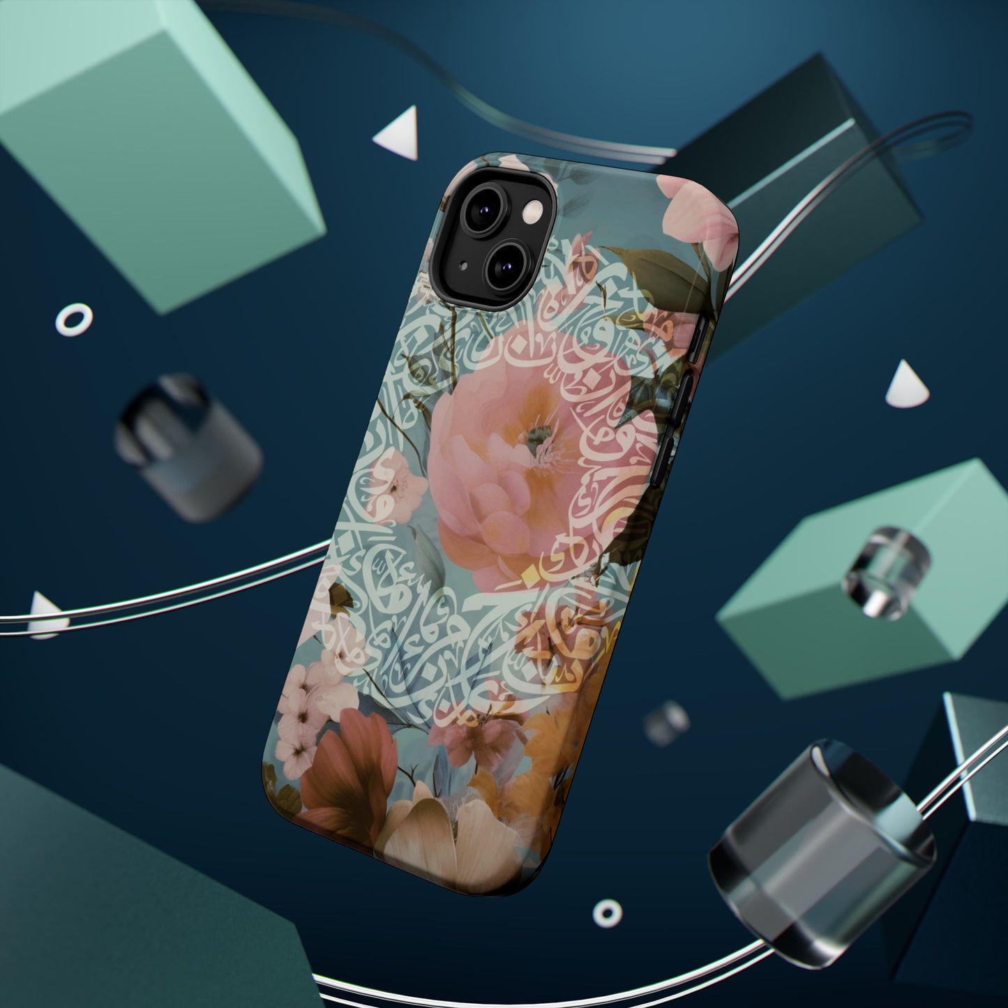 Arabic Floral Design  - Iphone Magnetic Tough Cases