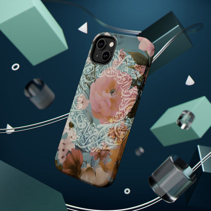 Arabic Floral Design  - Iphone Magnetic Tough Cases