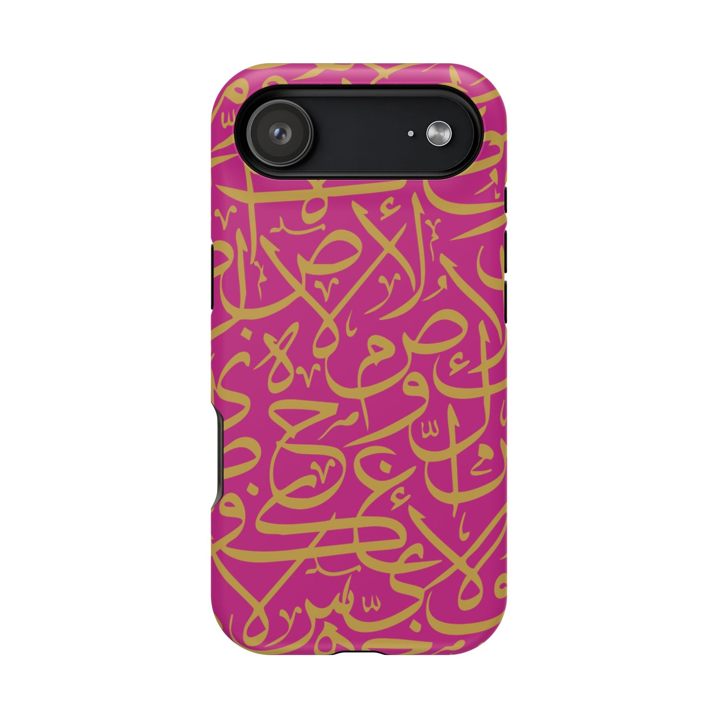 Pink and Gold Arabic Letters  Iphone Magnetic Tough Cases