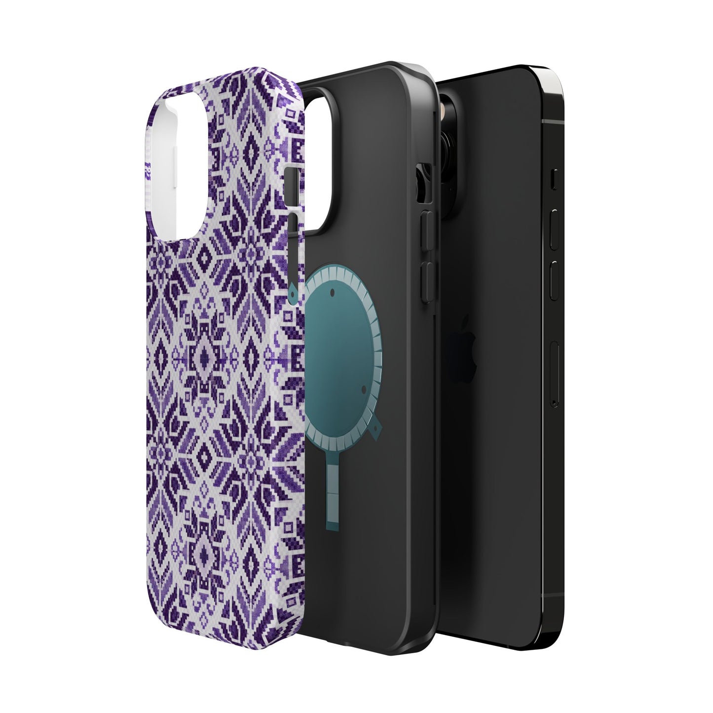 Purple Tatriz  Design - Iphone Magnetic Tough Case
