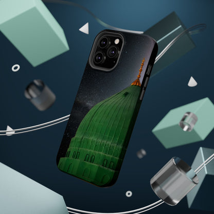 Green Dome  Design Iphone Magnetic Tough Cases