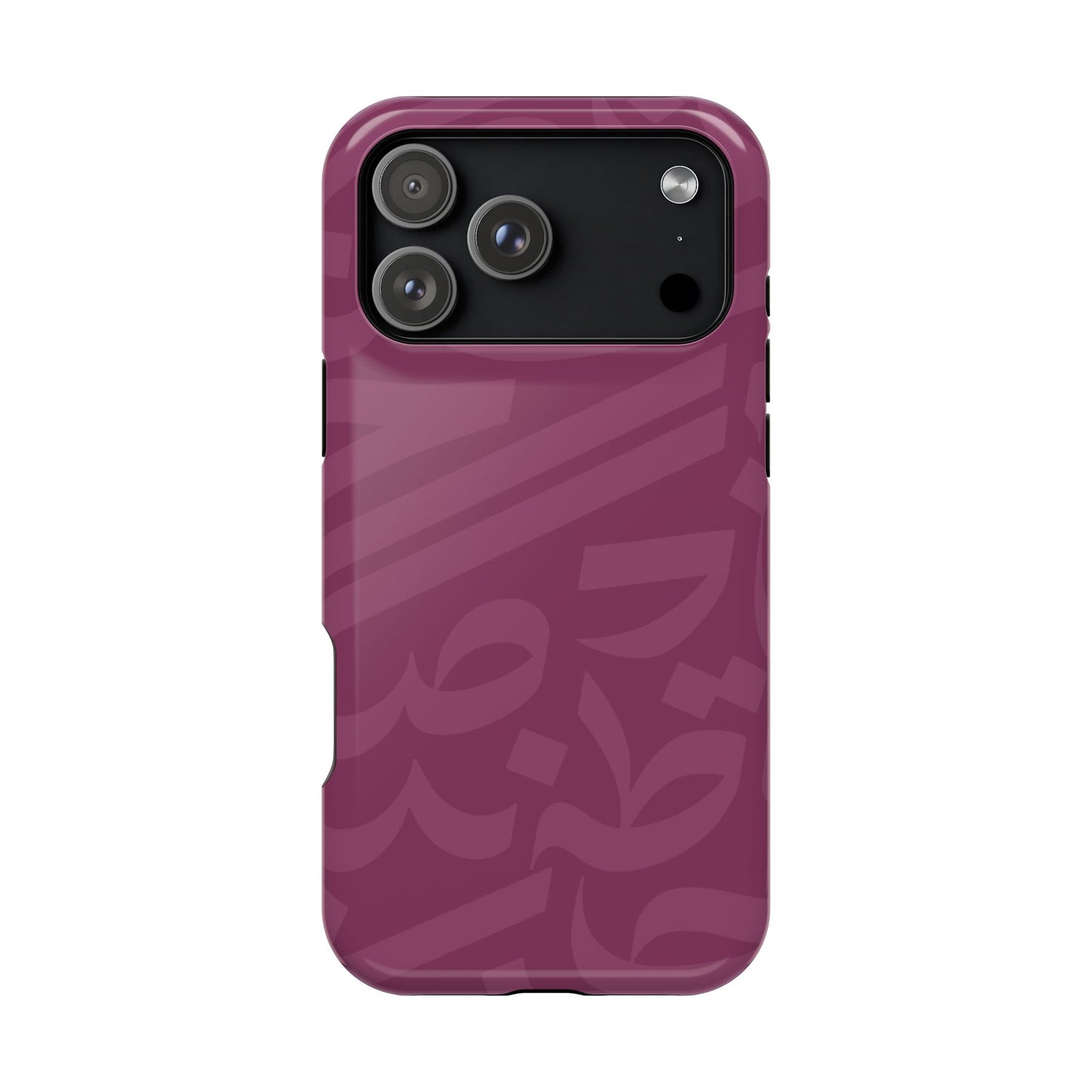 Pink calligraphy Design - Iphone Magnetic Tough Case