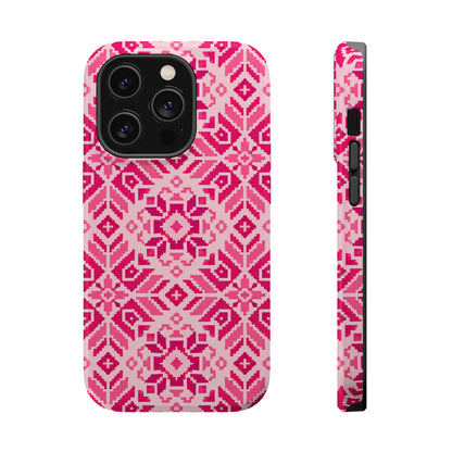 Pink Tatriz  Design - Iphone Magnetic Tough Case
