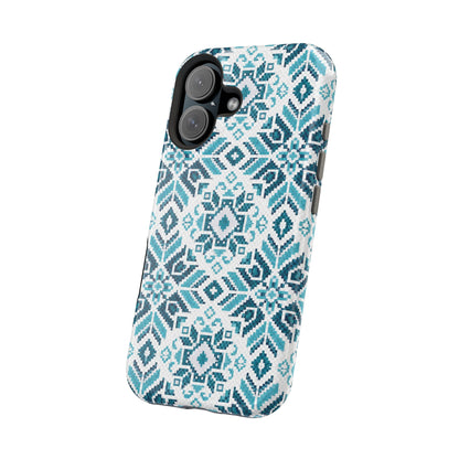 Teal Tatriz  Design - Iphone Magnetic Tough Case
