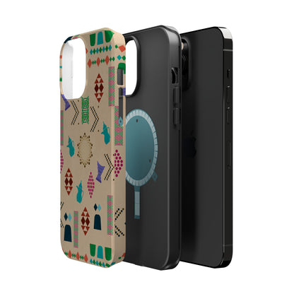 Arabian symbols  Design - Iphone Magnetic Tough Case