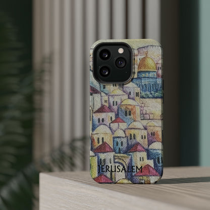 Jerusalem city  Iphone Magnetic Tough Cases