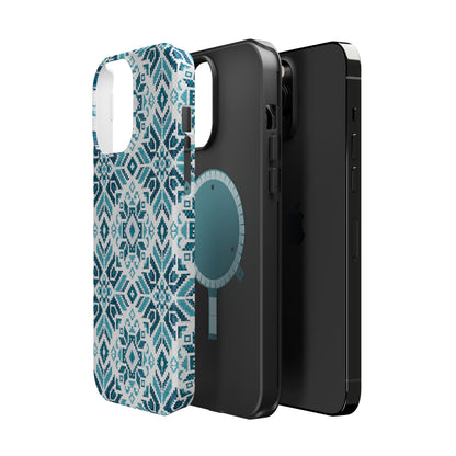 Teal Tatriz  Design - Iphone Magnetic Tough Case