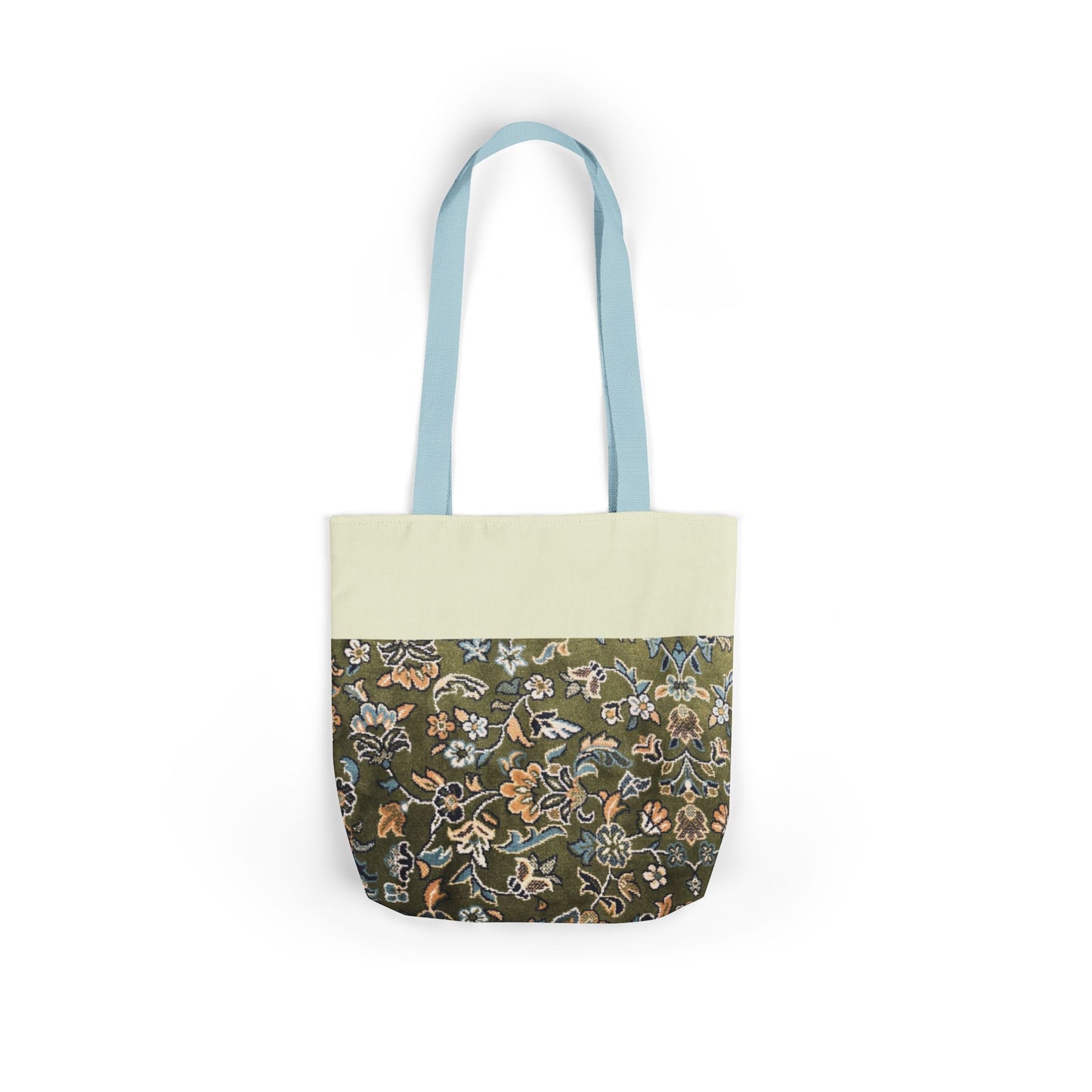 Rawdah Canvas Tote Bag, 3-Color Straps