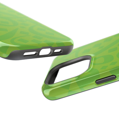 Green calligraphy Design - Iphone Magnetic Tough Case