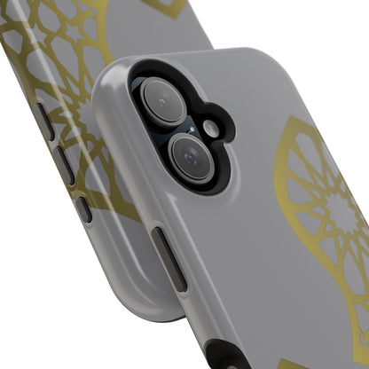 Grey and Gold Sandala Design Iphone Magnetic Tough Cases