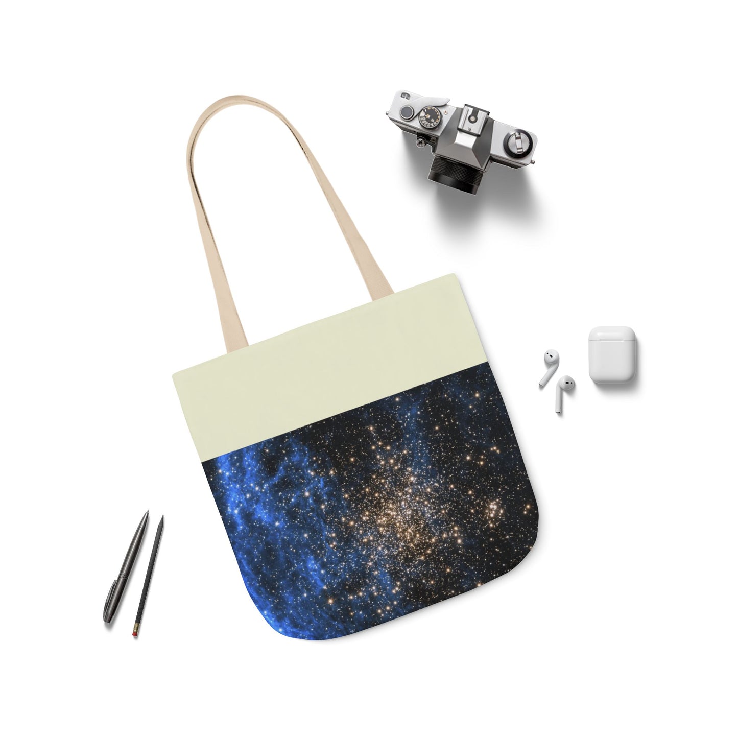 Star Cluster NGC 1850 Tote Bag, 3-Color Straps