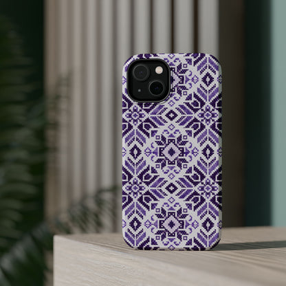 Purple Tatriz  Design - Iphone Magnetic Tough Case