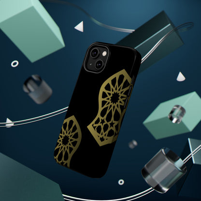 Grey and Gold Sandala Design Iphone Magnetic Tough Cases