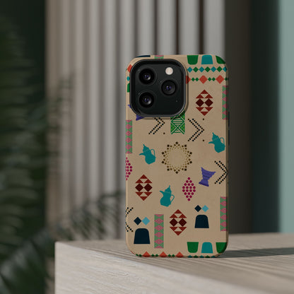 Arabian symbols  Design - Iphone Magnetic Tough Case