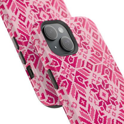 Pink Tatriz  Design - Iphone Magnetic Tough Case