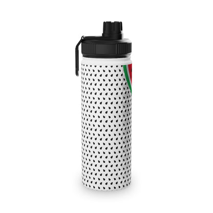 Watermelon Stylish Stainless Steel Water Bottle with Sports Lid