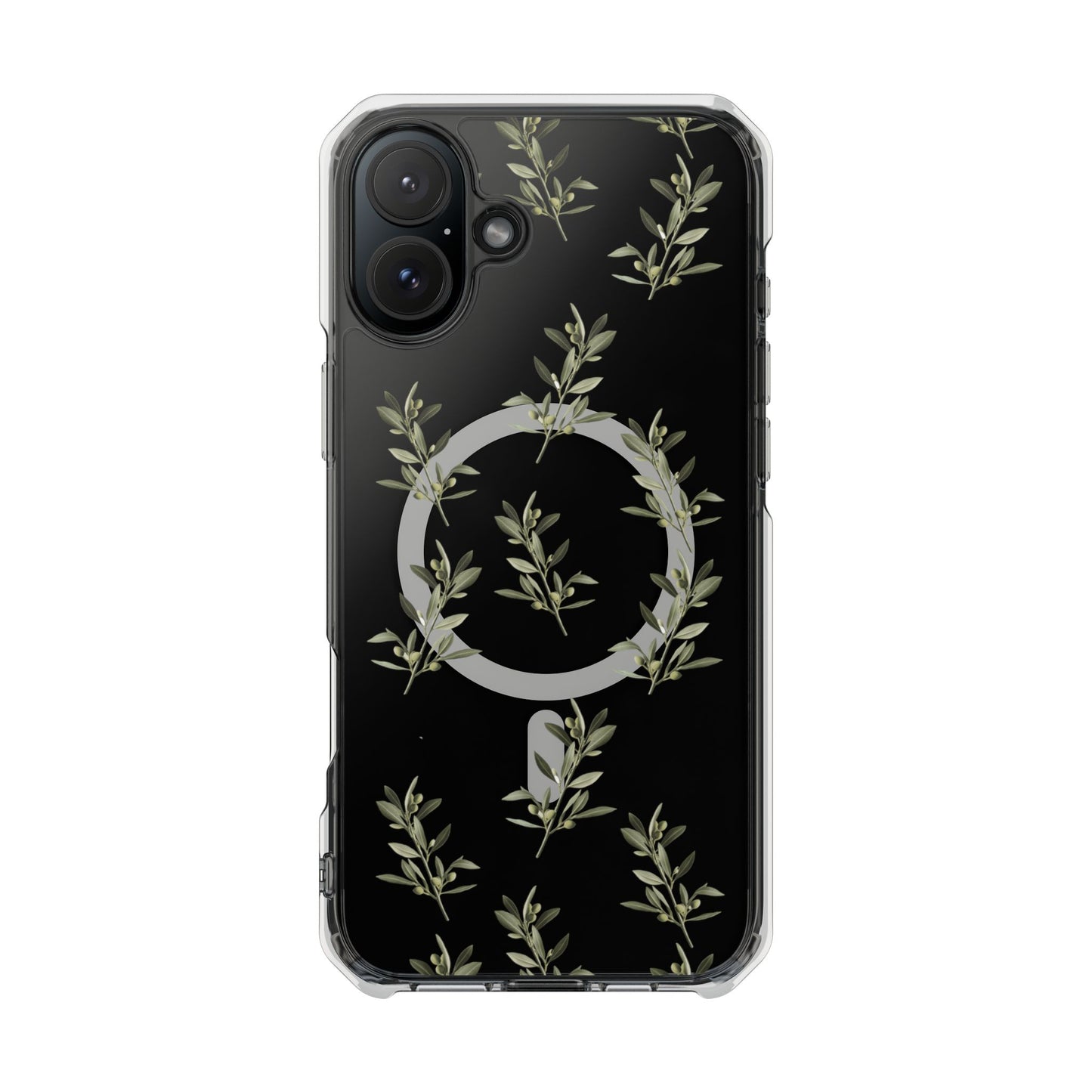 Olive Branch  MagSafe Clear Phone Case