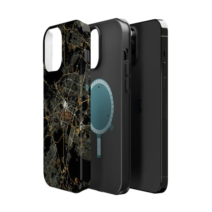Al Madina Munawarah from Space - City of Lights- Iphone Magnetic Tough Cases