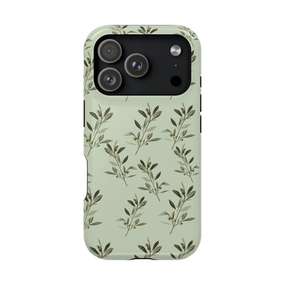 Olive 🫒 branches  - Iphone Magnetic Tough Case