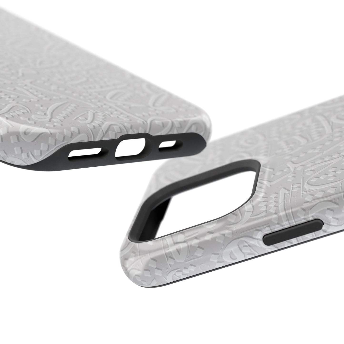 White Arabic calligraphy letters - Iphone Magnetic Tough Case