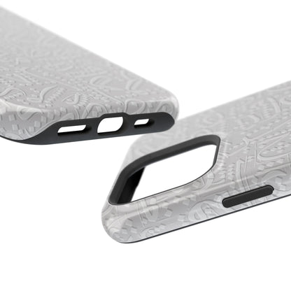 White Arabic calligraphy letters - Iphone Magnetic Tough Case