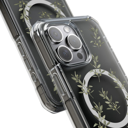 Olive Branch  MagSafe Clear Phone Case