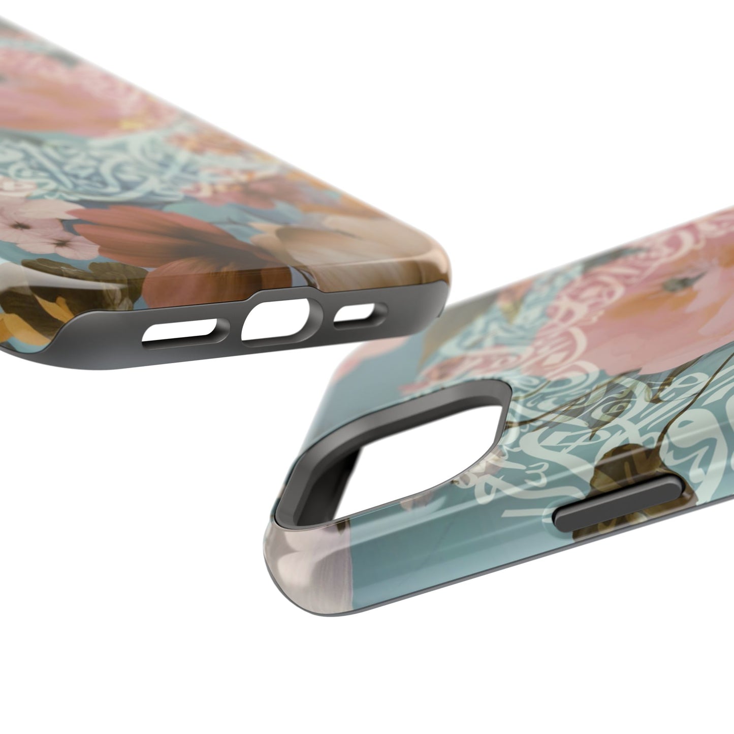 Arabic Floral Design  - Iphone Magnetic Tough Cases