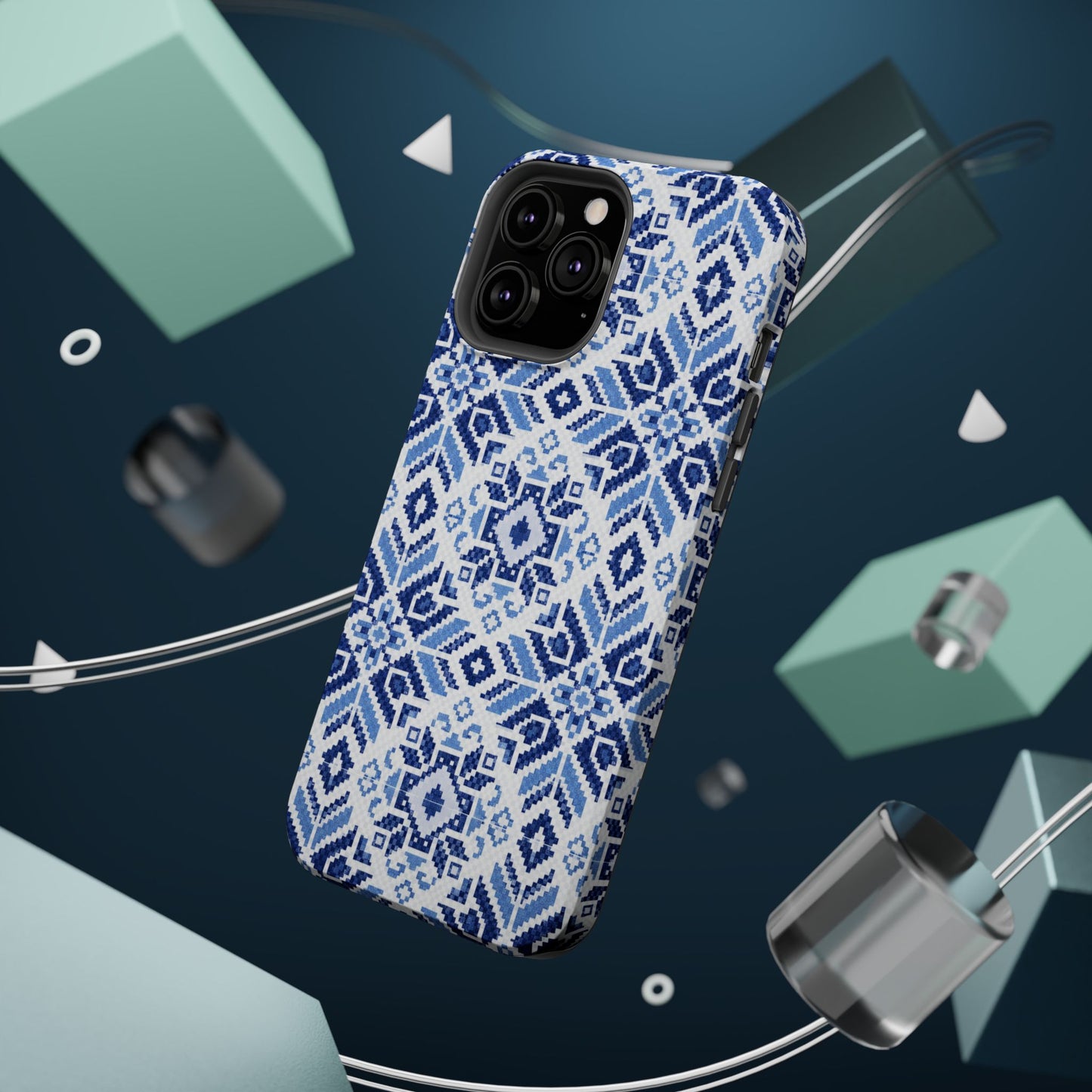 Blue Tatriz  Design - Iphone Magnetic Tough Case