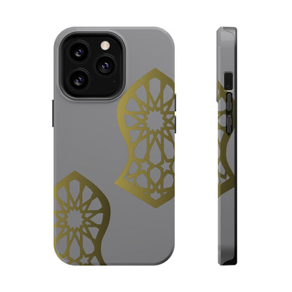 Grey and Gold Sandala Design Iphone Magnetic Tough Cases