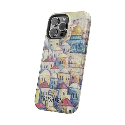 Jerusalem city  Iphone Magnetic Tough Cases