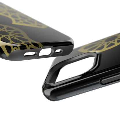 Grey and Gold Sandala Design Iphone Magnetic Tough Cases
