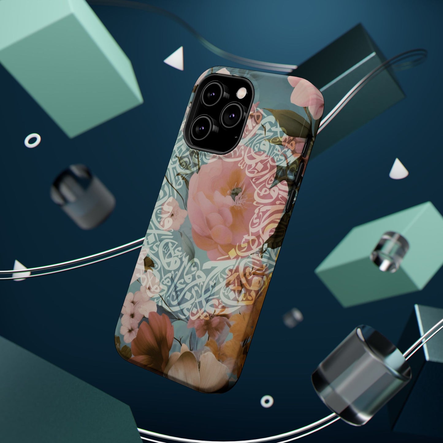 Arabic Floral Design  - Iphone Magnetic Tough Cases