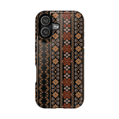 Floral Tatriz geometric Design - Iphone Magnetic Tough Case