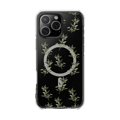 Olive Branch  MagSafe Clear Phone Case