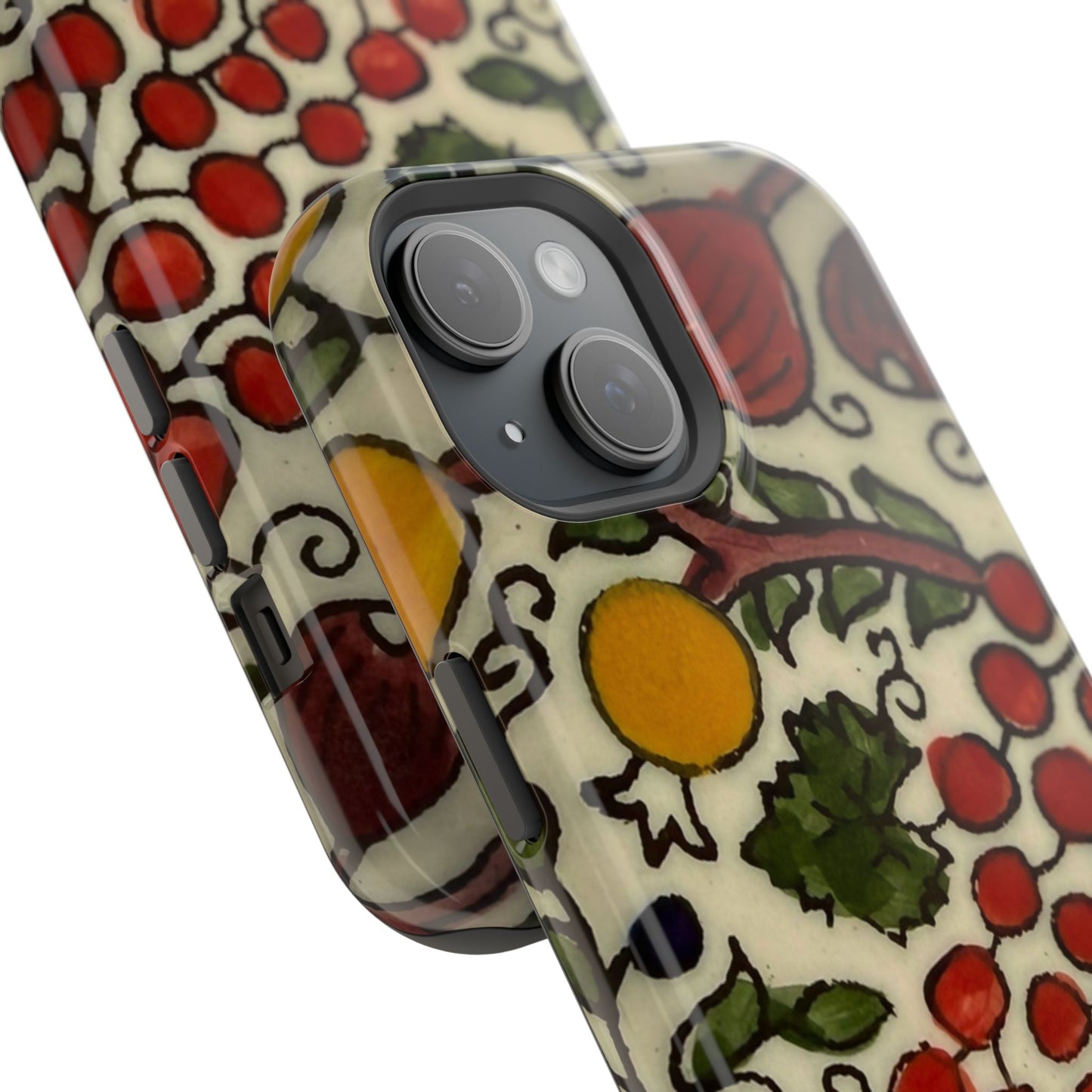 Jerusalem City Fruits Design Iphone Magnetic Tough Case