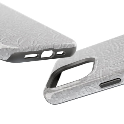 White Arabic calligraphy letters - Iphone Magnetic Tough Case