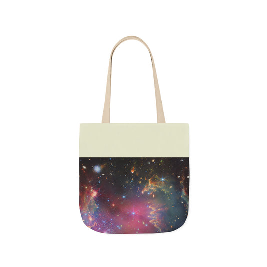 Star Cluster Canvas Tote Bag, 4-Color Straps