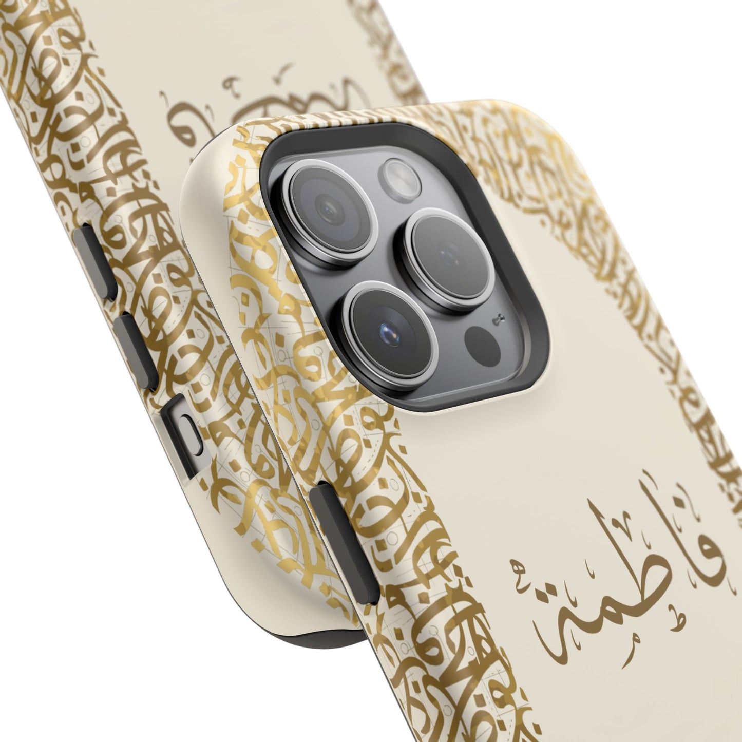 Personalized Arabic Calligraphy - IPhone Magnetic Impact-Resistant Cases - Golden Arabic Letters  Design