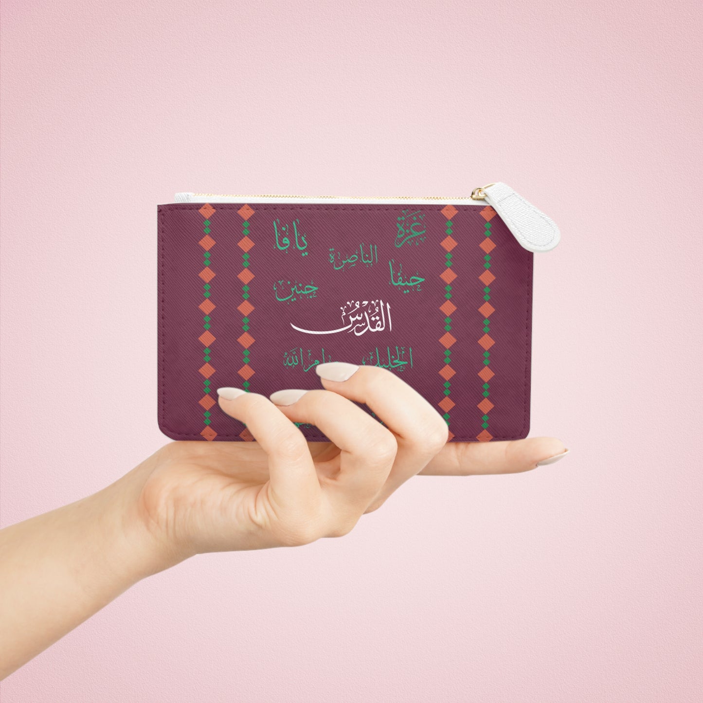 Palestinian Cities Design -  Mini Clutch Bag