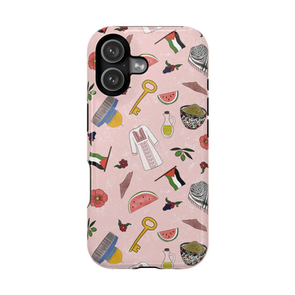 Palestinians Symbols Design - Iphone Magnetic Tough Case