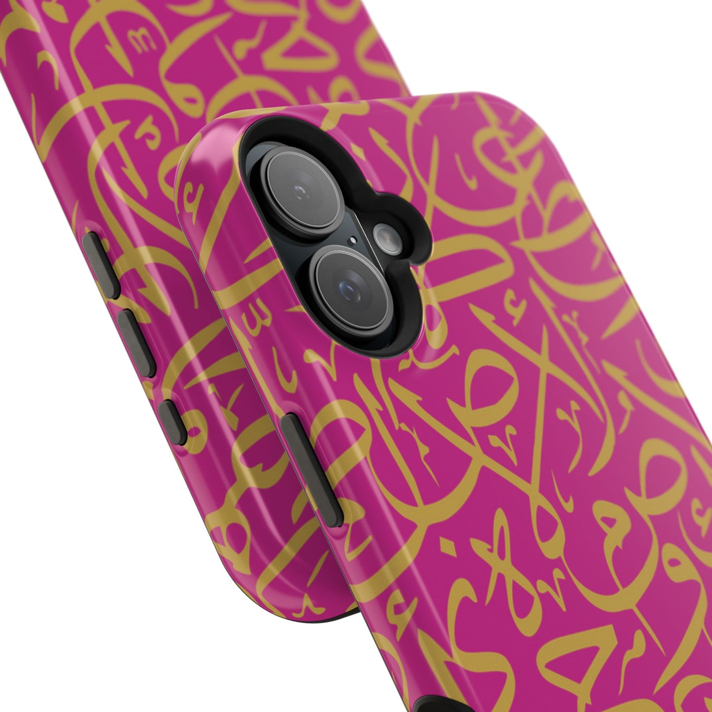 Pink and Gold Arabic Letters  Iphone Magnetic Tough Cases